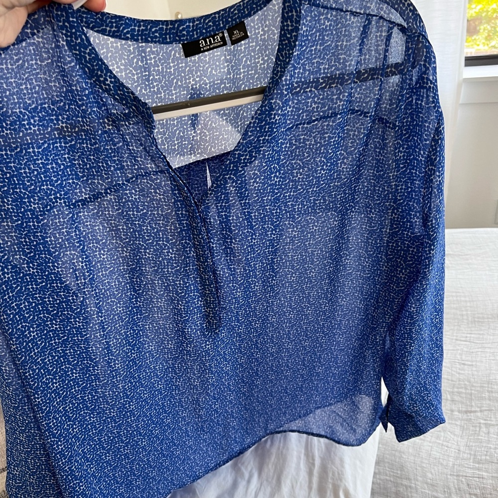 Blue blouse